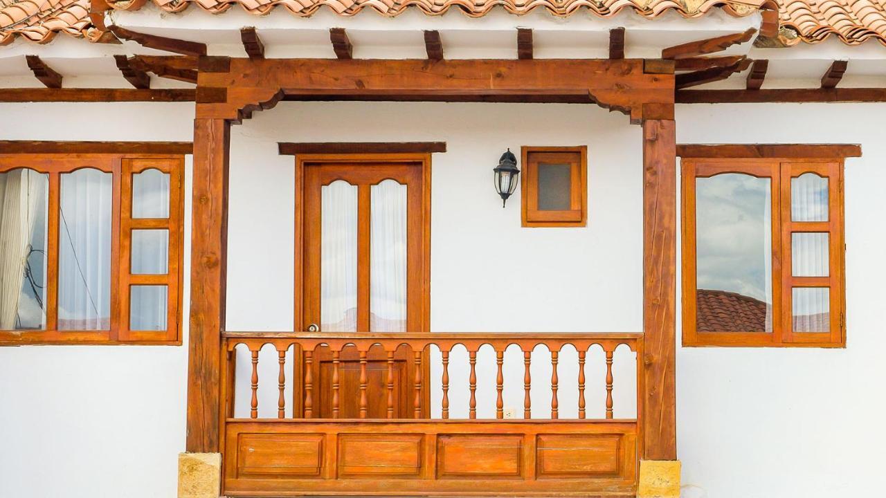 Hospederia Villa de los Sáenz Villa de Leyva Exterior foto